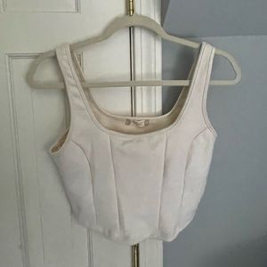 Corset shaped tank